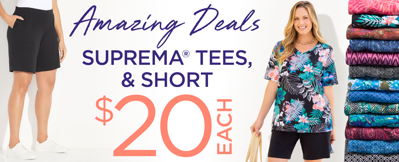 AMAZING DEALS $20 SUPREMA TEES & SHORT