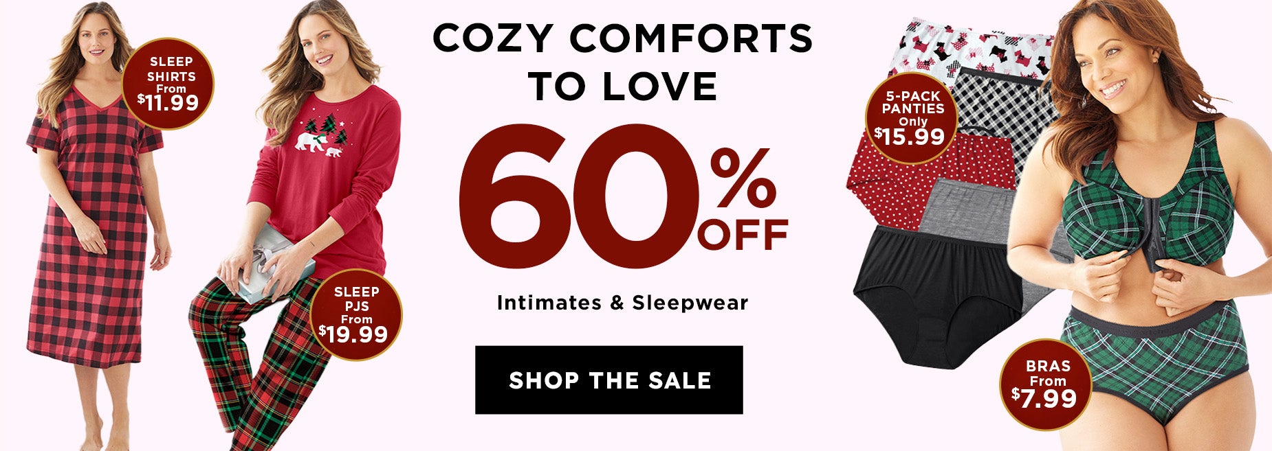 UP TO 40% OFF INTIMATES AND SLEEPWEAR