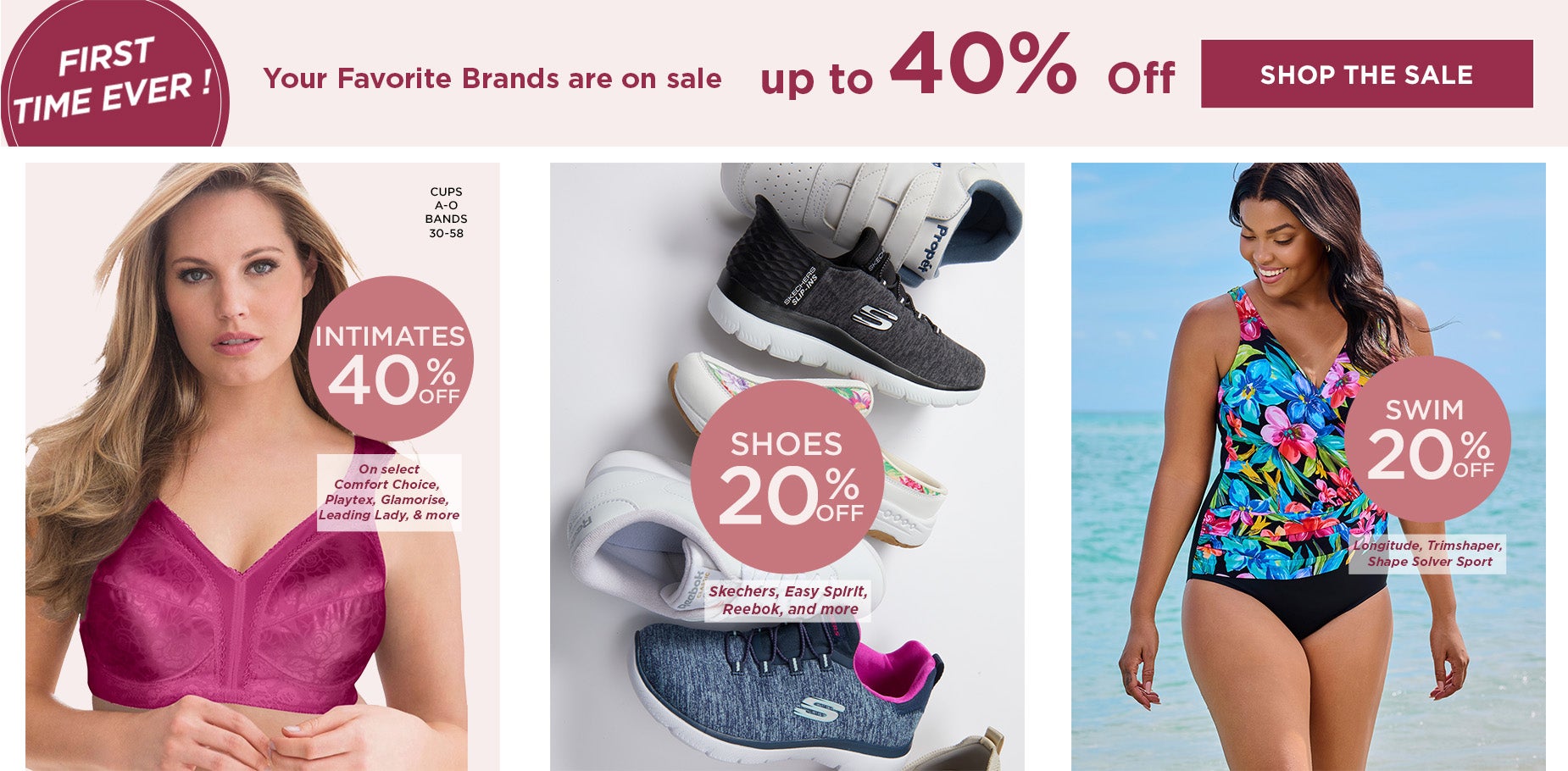 Your Favorite brands are on sale up to 40% off