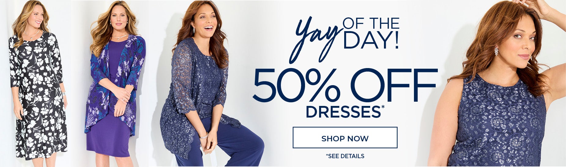 YAY OF THE DAY! 50% OFF DRESSES*