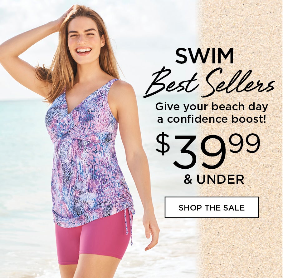SHOP SWIMWEAR $39.99 & UNDER