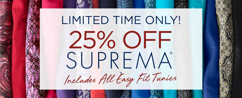 LIMITED TIME ONLY 25% OFF ALL SUPREMA AND PERFECT PRICE!