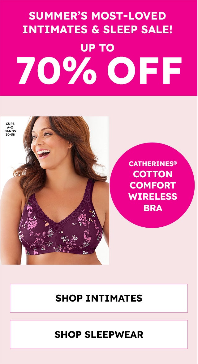 UP TO 70% OFF INTIMATES AND SLEEPWEAR