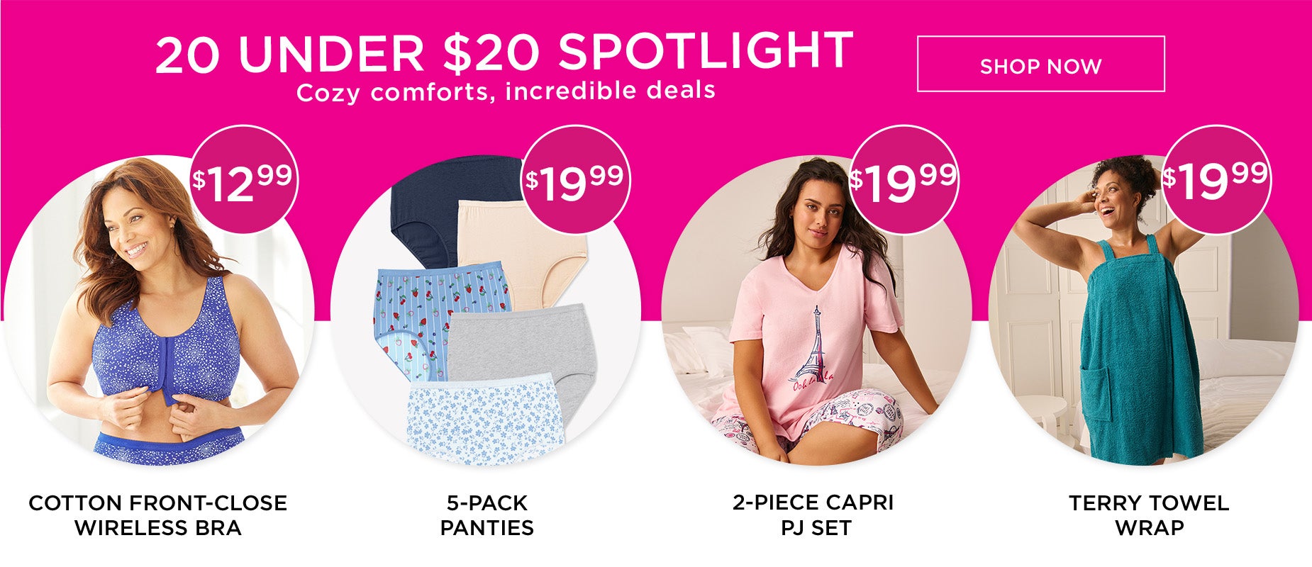 20 UNDER $20 COZY COMFORTS