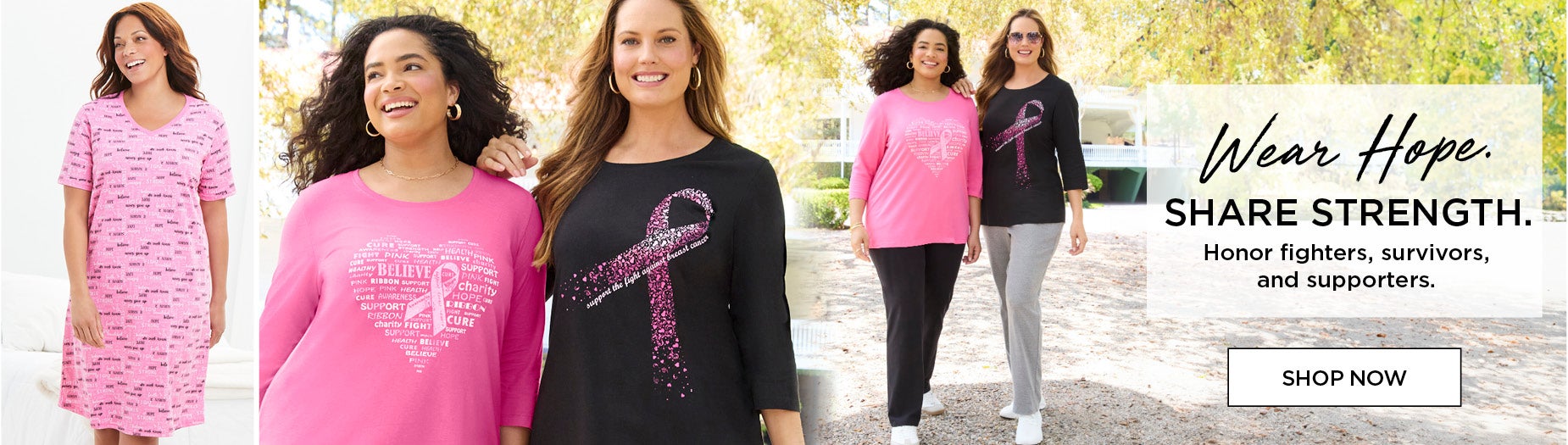 Honor fighters, survivors, and supporters. Shop Breat Cancer Awareness!