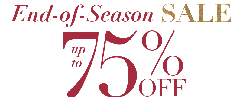 UP TO 75% OFF SITEWIDE