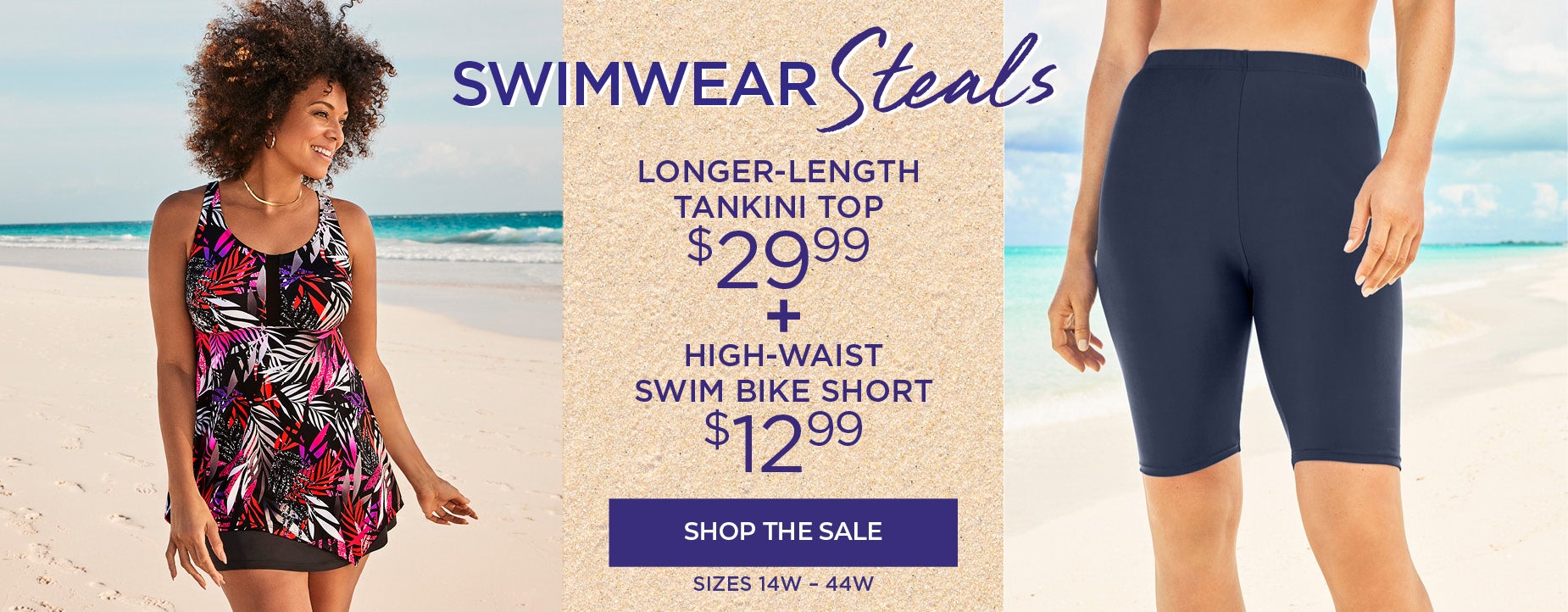 SHOP SWIMWEAR STEALS.
