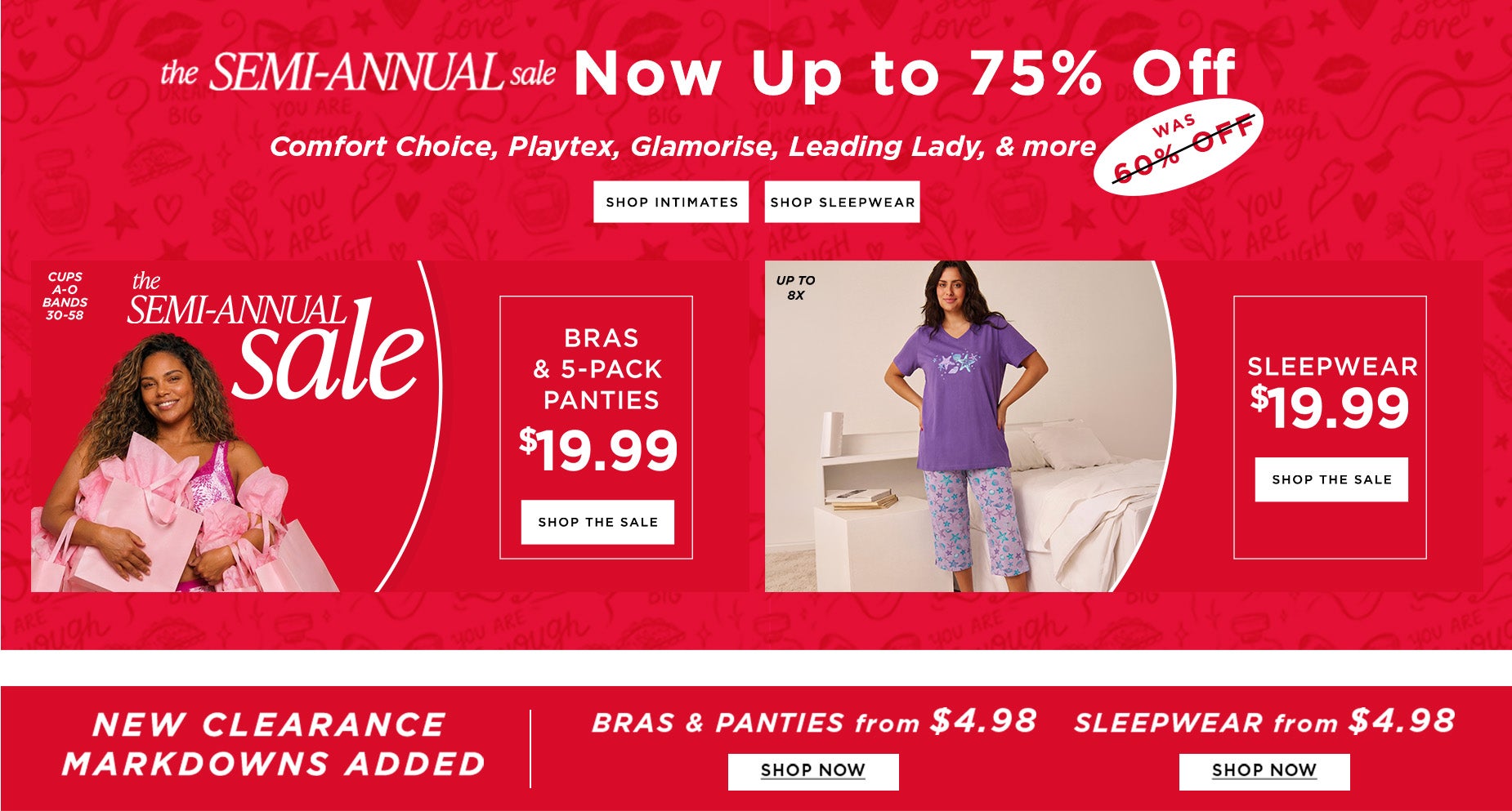 shop the semi-annual sale now up to 75% off