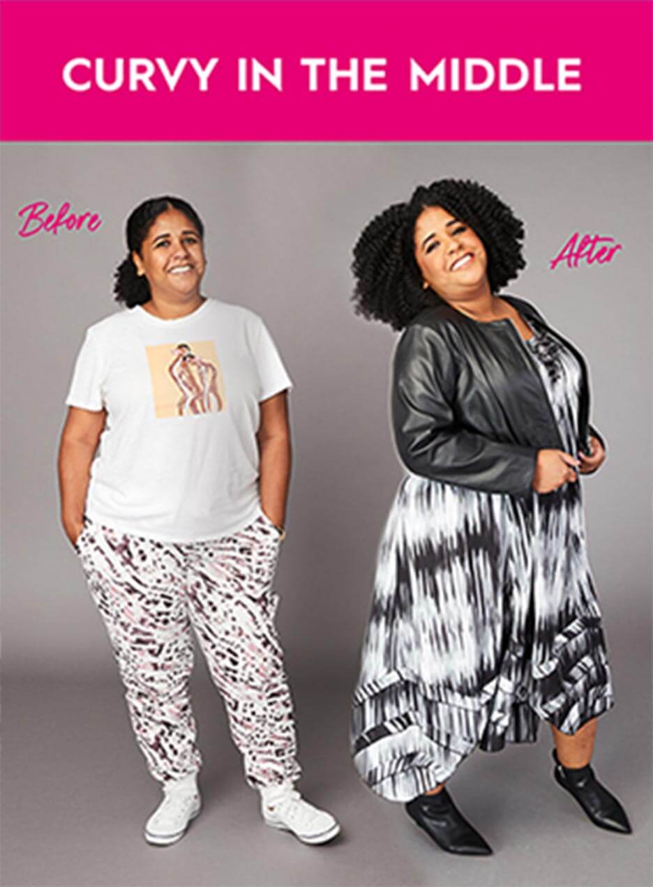 Curvy in the Middle.