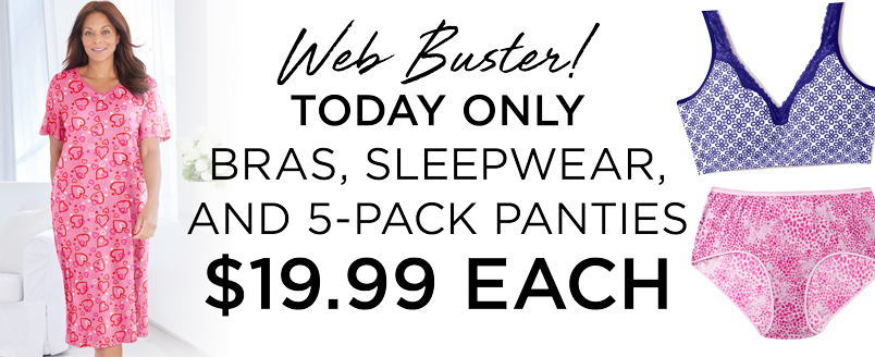 WEB BUSTER $19.99 INTIMATES & SLEEP