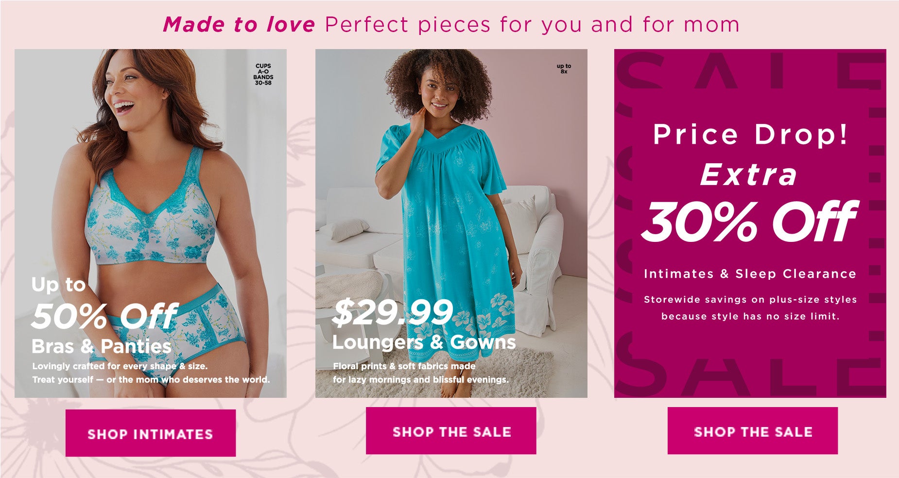 Made to love. Perfect pieces for you and for mom