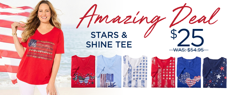AMAZING DEAL $25 STARS & SHINE TEES