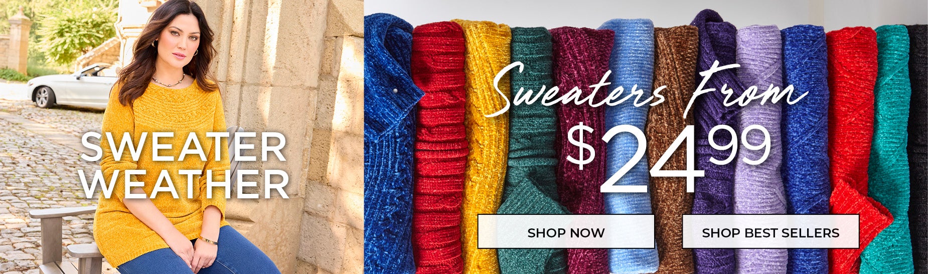Shop Sweaters from $24.99