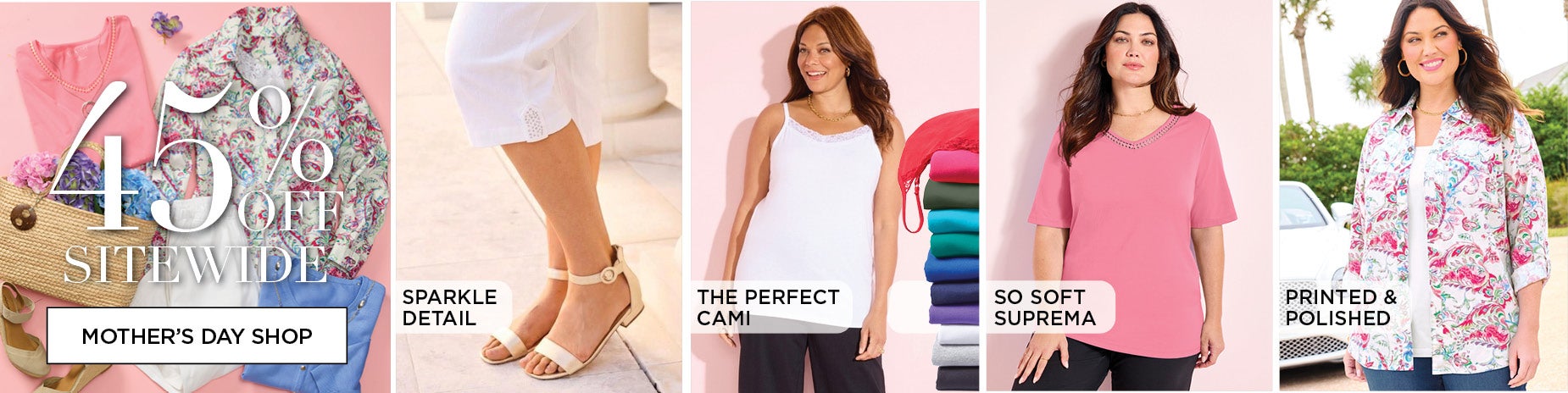 MOTHER'S DAY SALE: 45% OFF SITEWIDE