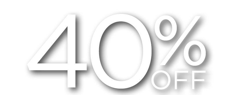 40% OFF