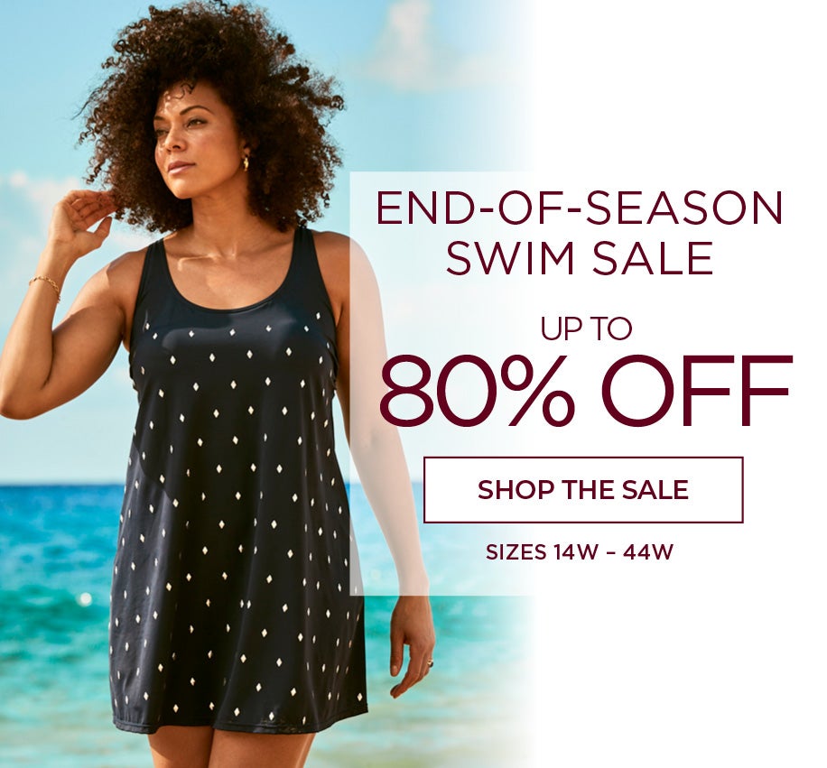 SHOP THE END OF SEASON SWIM SALE FOR UP TO 80% OFF