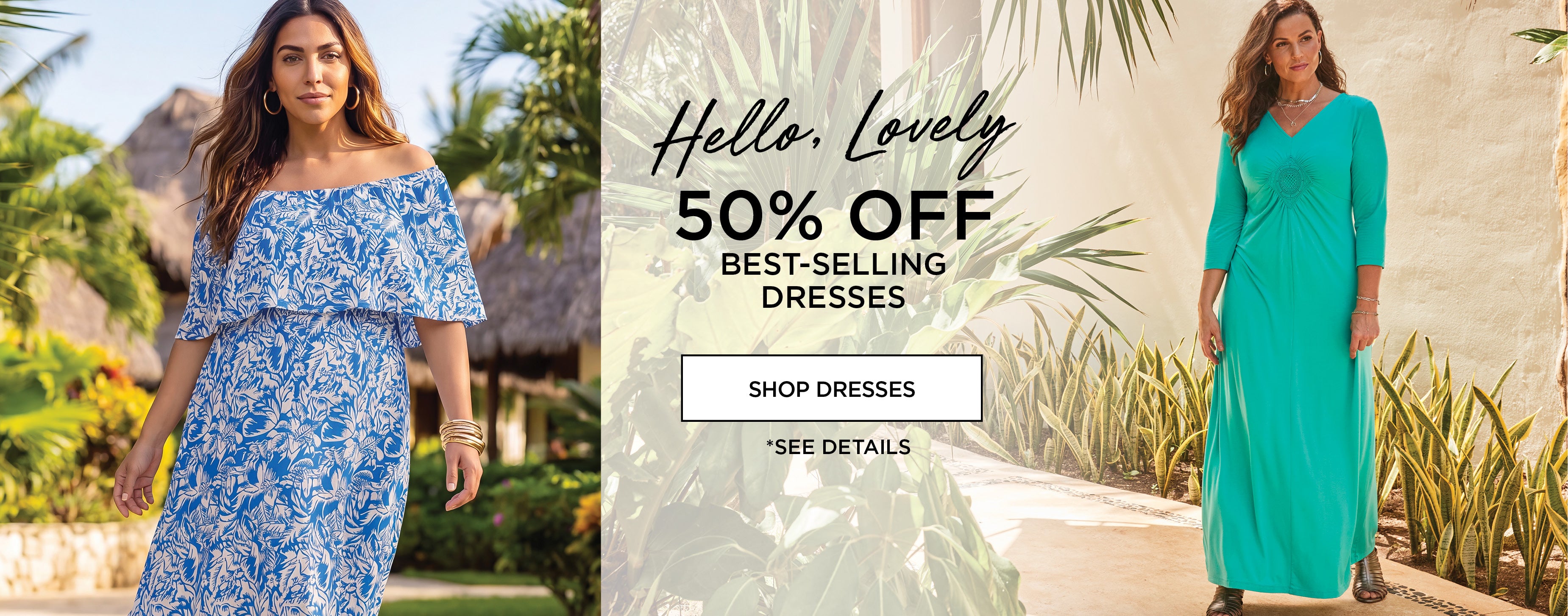 Hello, Lovely! 50% OFF BEST-SELLING DRESSES