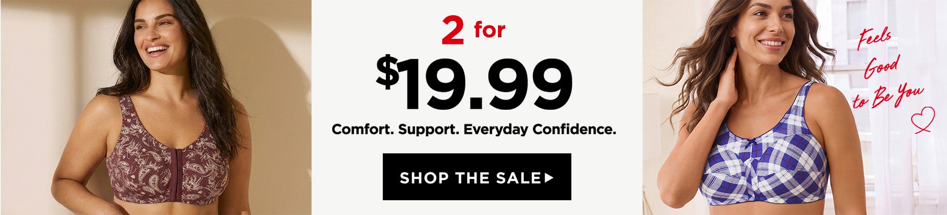 2 FOR $19.99 SELECT BRAS