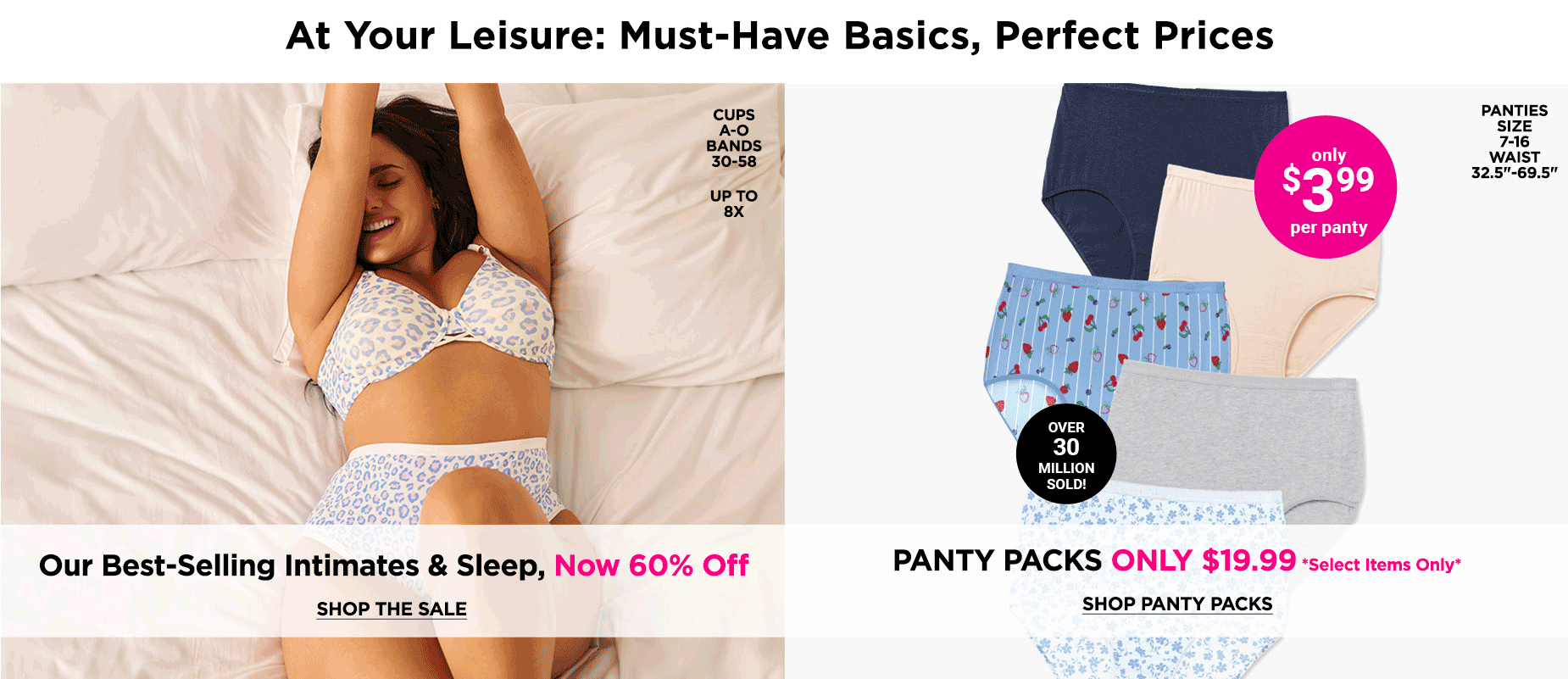 SHOP MUST-HAVE BASICS AT PERFECT PRICES