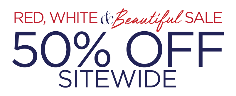 50% OFF SITEWIDE