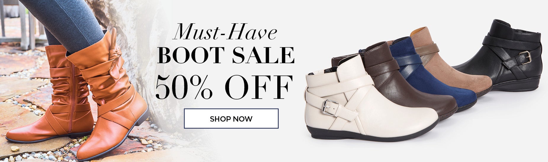 Must-Have Boot Sale 50% OFF