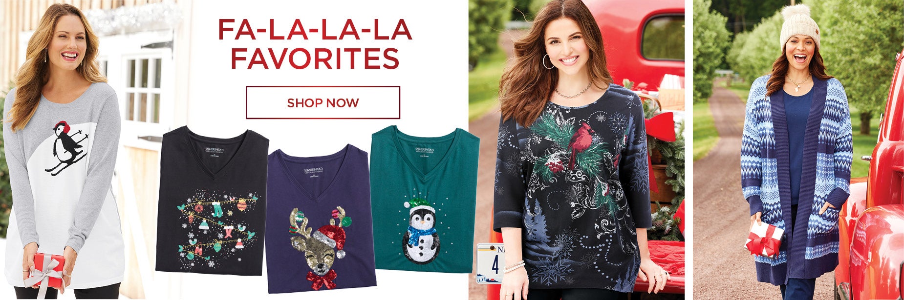 SHOP FA-LA-LA-LA FAVORITES