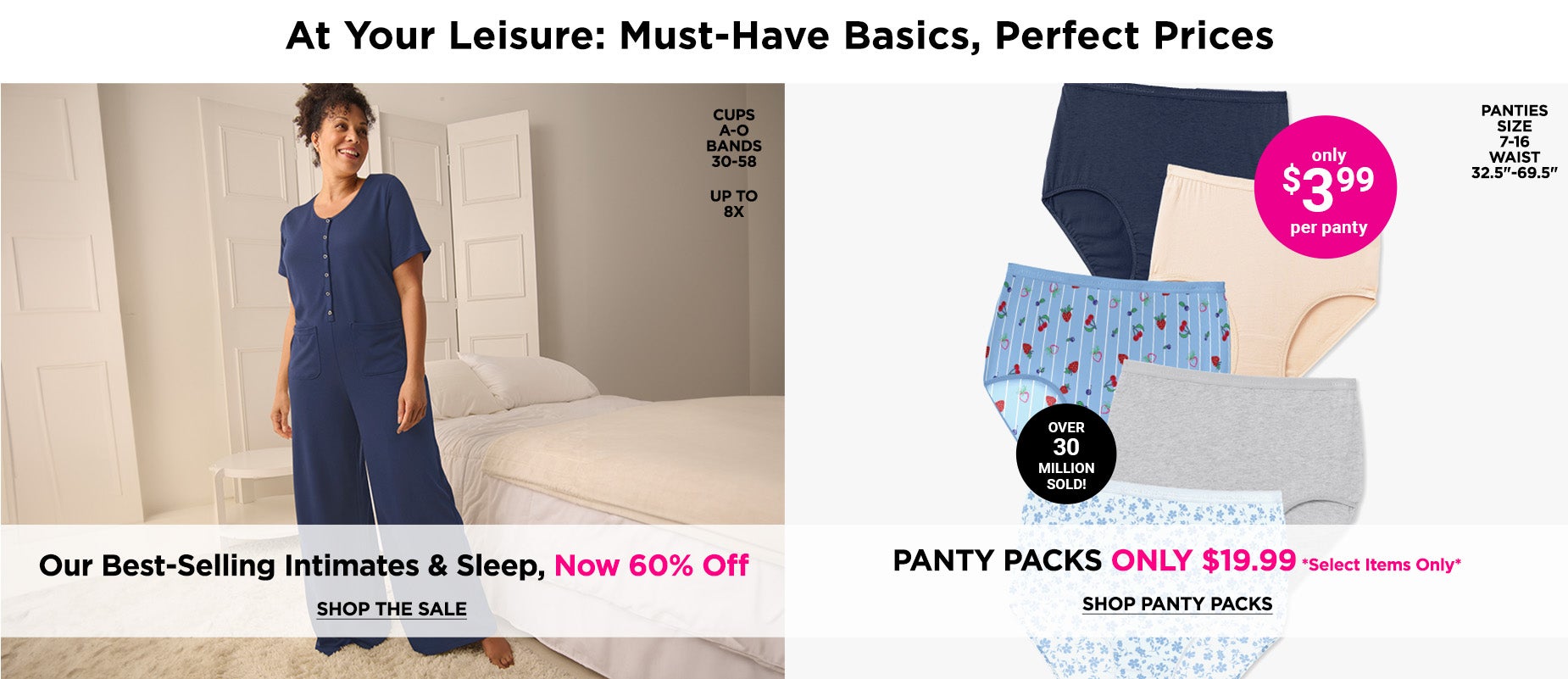 SHOP MUST-HAVE BASICS AT PERFECT PRICES