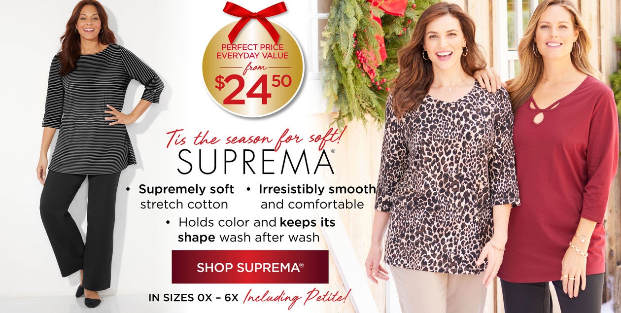 SHOP SUPREMA FROM $24.50