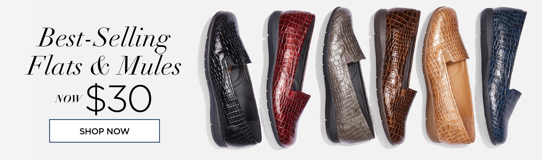 Best-Selling Flats and Multes now $30