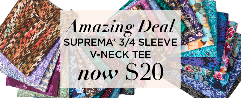 AMAZING DEAL $20 SUPREMA V-NECK TEE