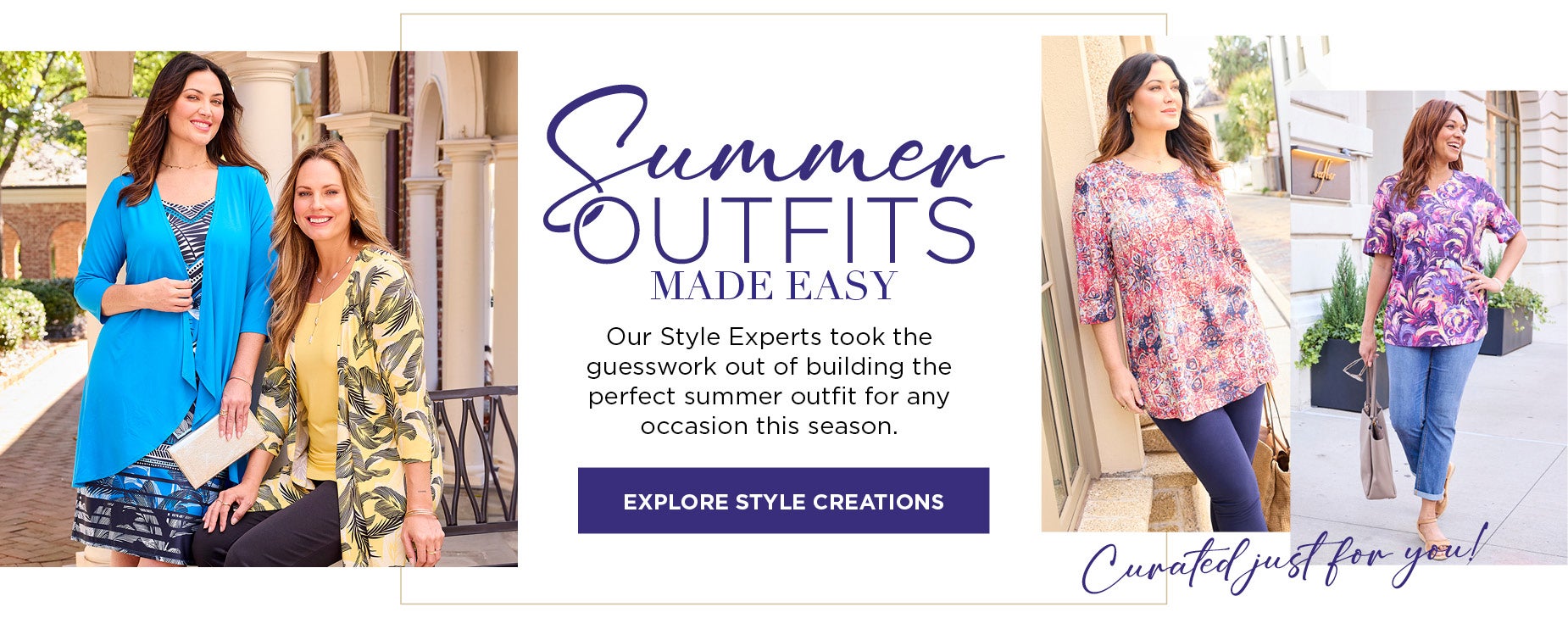 Summer Outfit Made Easy! Our Style Experts took the guesswork out of building the perfect spring outfit for any occasion this season. Curated just for you!