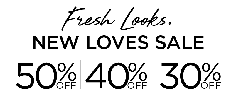 EVERYTHING SALE 50% 40% 30% OFF