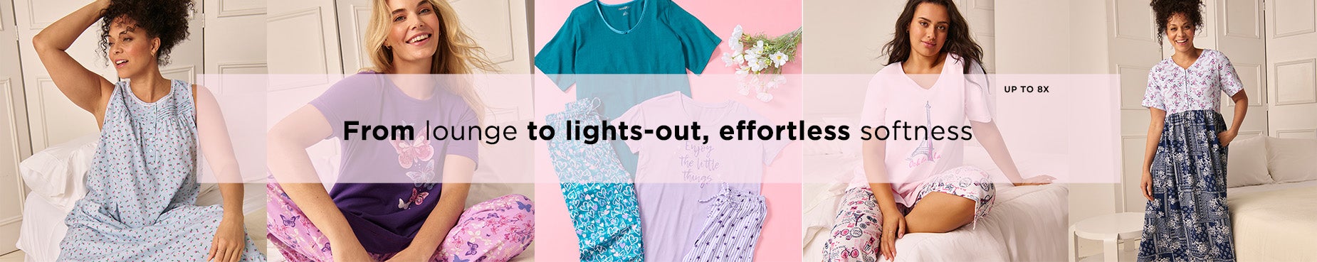 From lounge to lights-out, effortless softness.