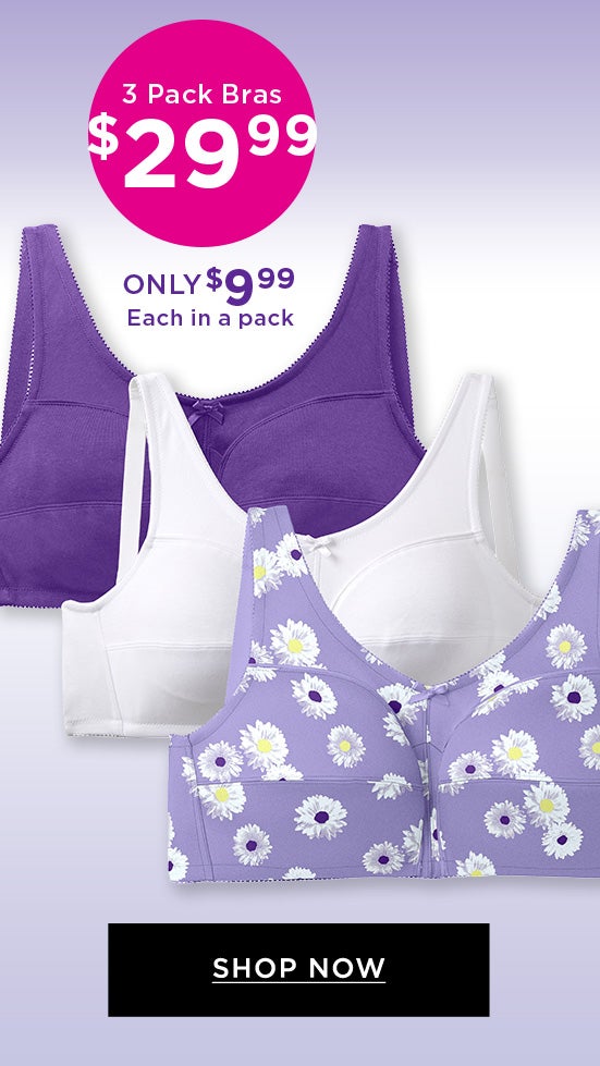3-Pack Bras