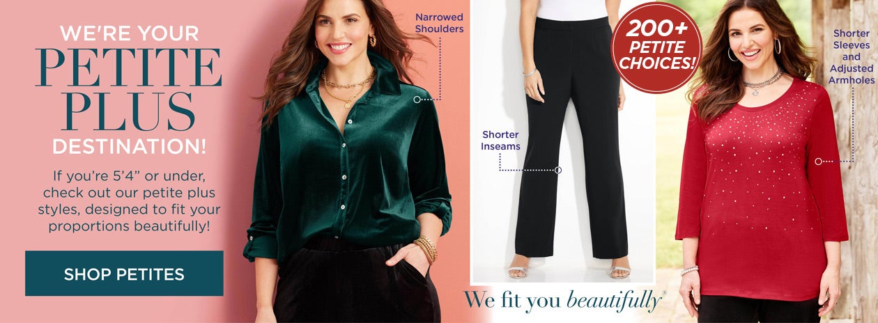 Shop Petites now with 200+ styles