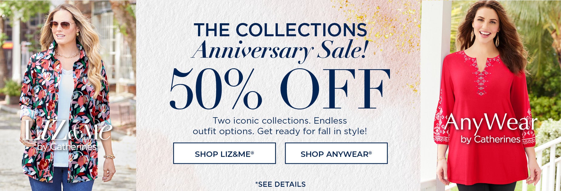 ANNIVERSARY SALE: 50% OFF OUR EXCLUSIVE COLLECTIONS