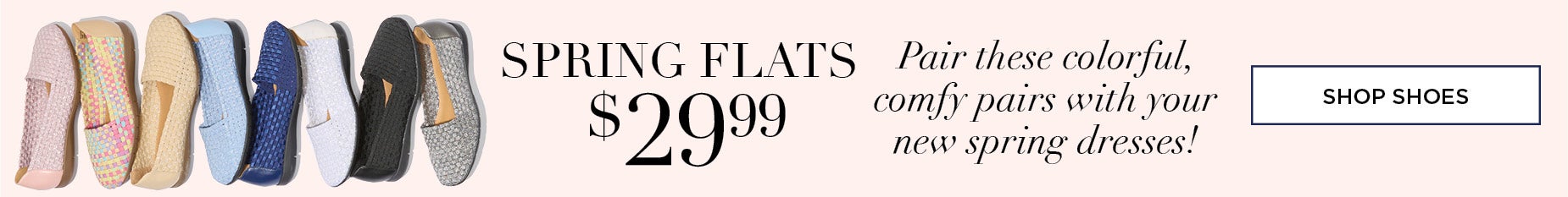 Get Spring Flats no2 $29.99