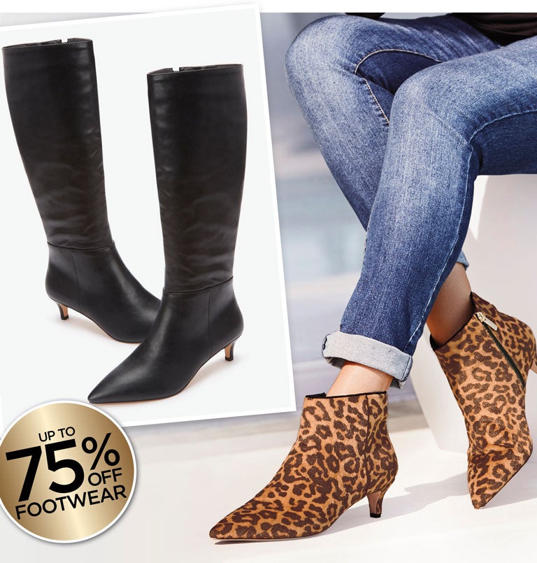 black heels with zipper in back