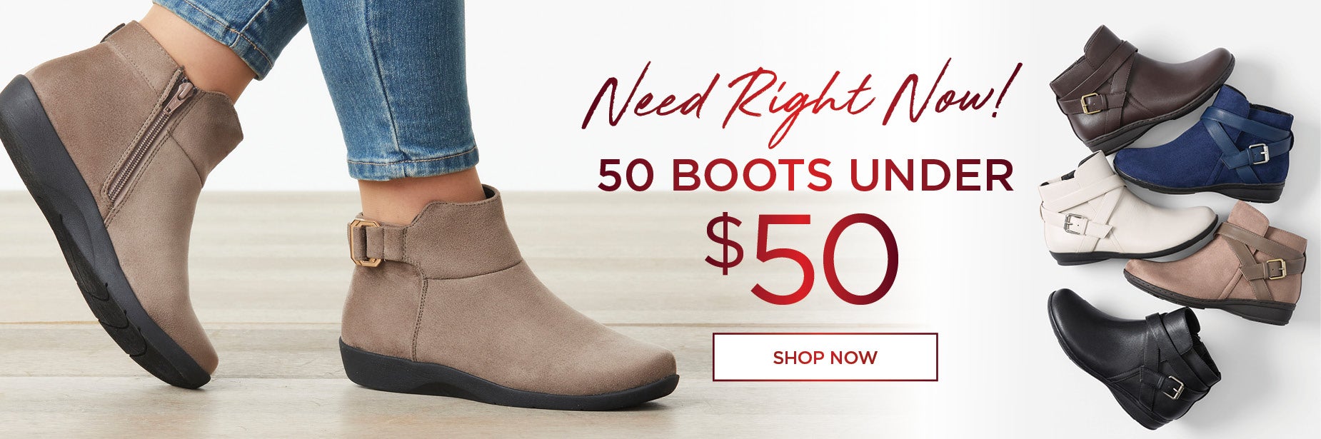 SHOP 50 BOOTS UNDER $50 NOW