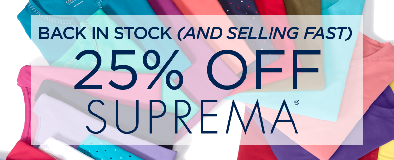 $25% OFF SUPREMA