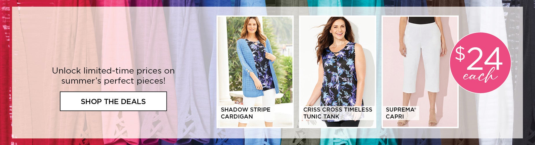 Amazing Deal! Unlock limited-time prices on summer's perfect pieces!