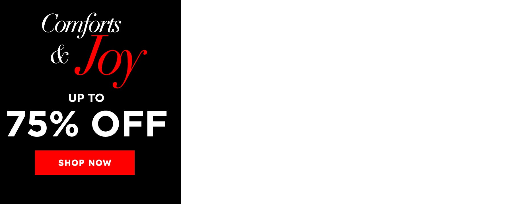 UP TO 75% OFF INTIMATES AND SLEEP