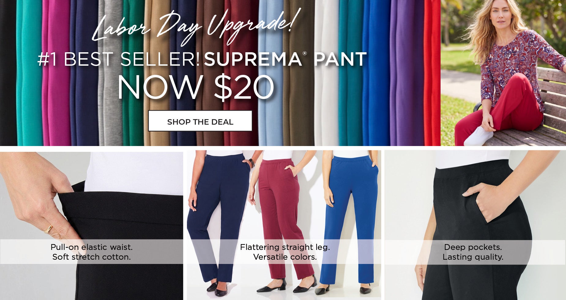 #1 BEST SELLER! SUPREMA PANT NOW $20
