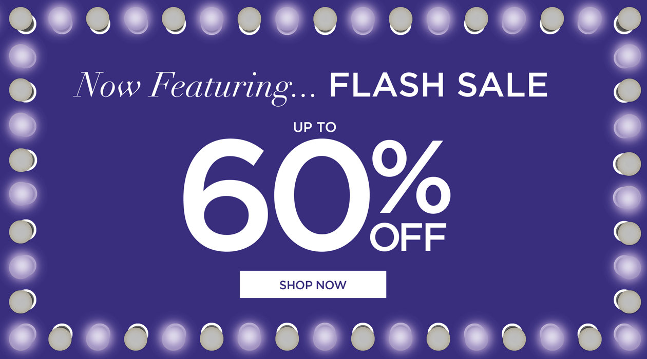 FLASH SALE - up to 60% OFF - shop now
