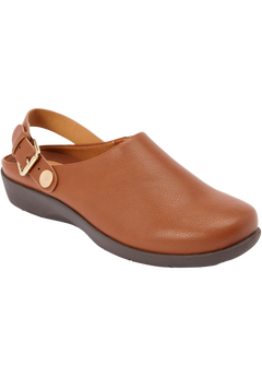 Convertible Mule Lightweight Versatile Shoe, Cognac Catherines